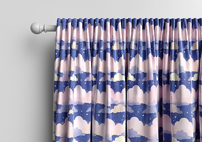 Cloudy Cosmos, Purple Twilight - Made to Measure Curtains - Image 9